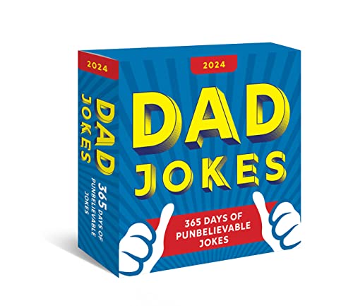 2024 Dad Jokes Boxed Calendar: 365 Days of Punbelievable Jokes (Daily Joke Calendar for Him, Desk Gift for Her) (World's Best Dad Jokes Collection)